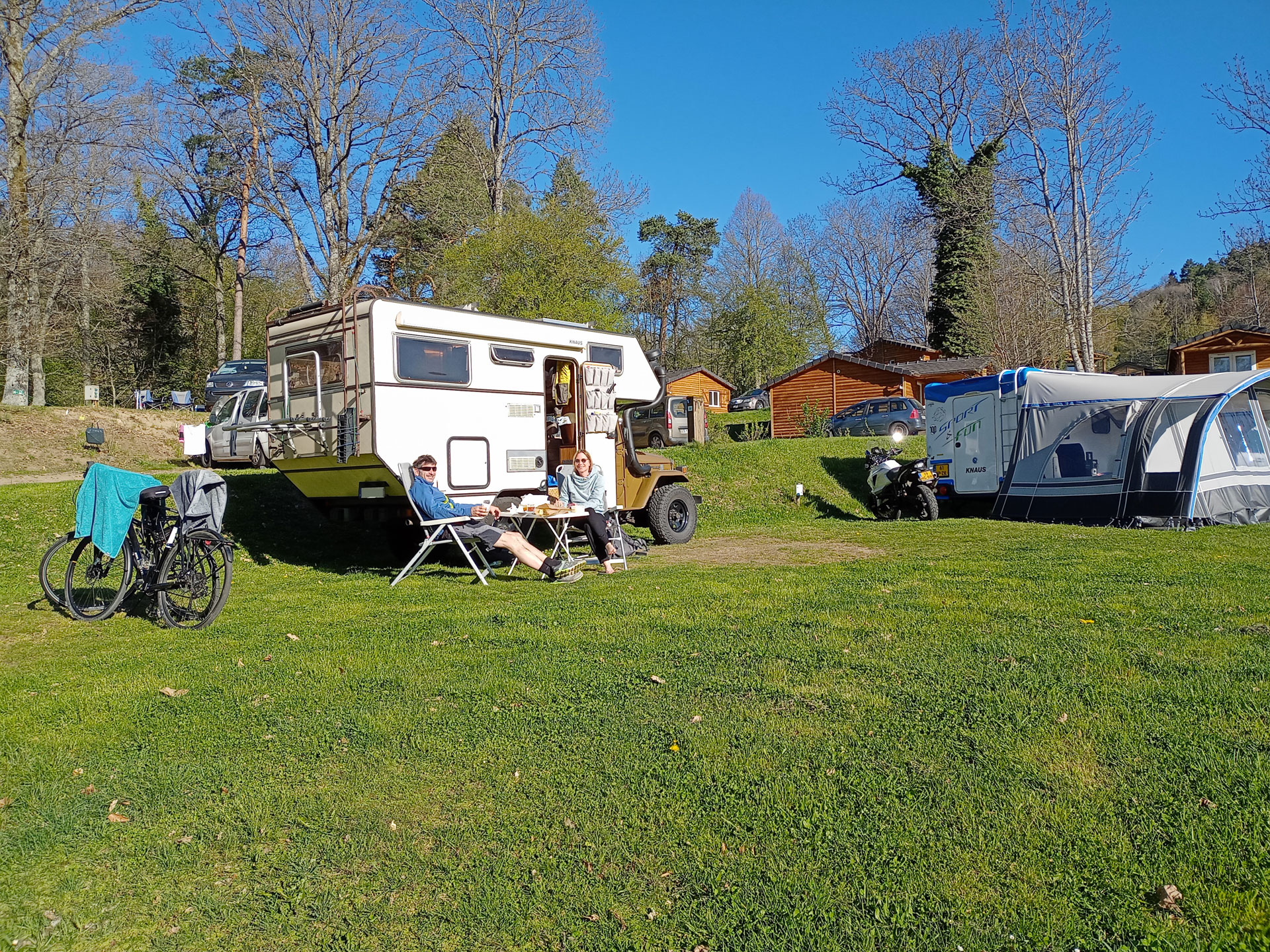 le camping Lefébure avec ses emplacements idéales pour camping-car