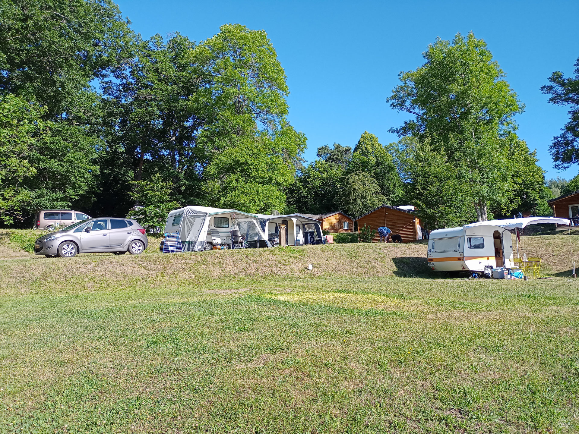 le camping Lefébure avec ses emplacements ensoleillés
